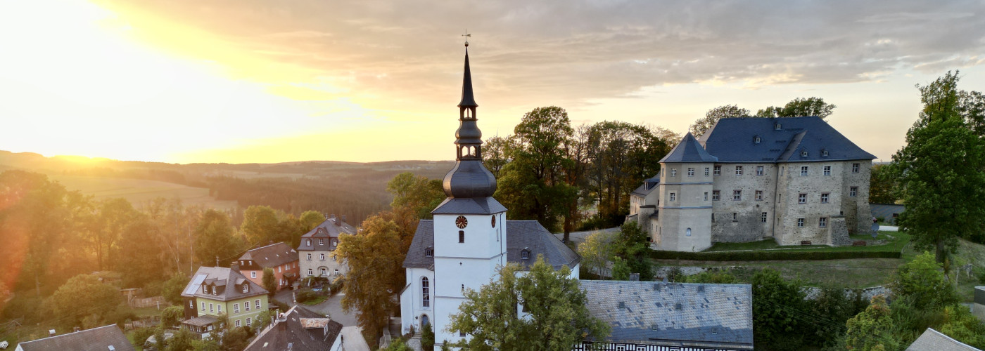 Kirche Sonnenuntergang
